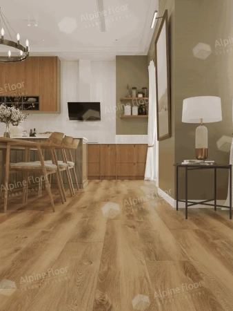 Инженерная кварц-виниловая плитка Alpine floor Премиум 12 (PREMIUM 12) Дуб Дюна ECO 24-6